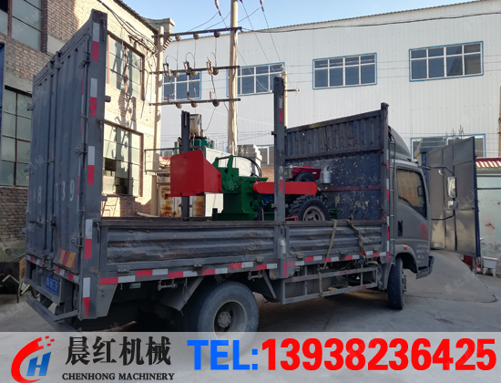 發(fā)往廣西河池的園林樹枝粉碎機(jī)